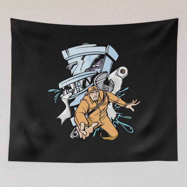 Item preview, Toilet monster | plumber designed and sold by DerSenat.