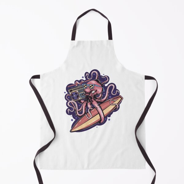 Item preview, 80's Style Octopus Surfing with Boom Box designed and sold by markstones.