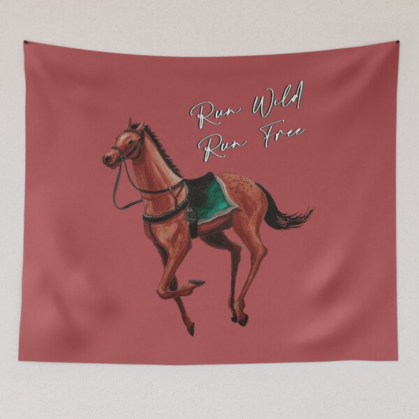 Item preview, Race Horse Run Wild Run Free designed and sold by MarketaB.