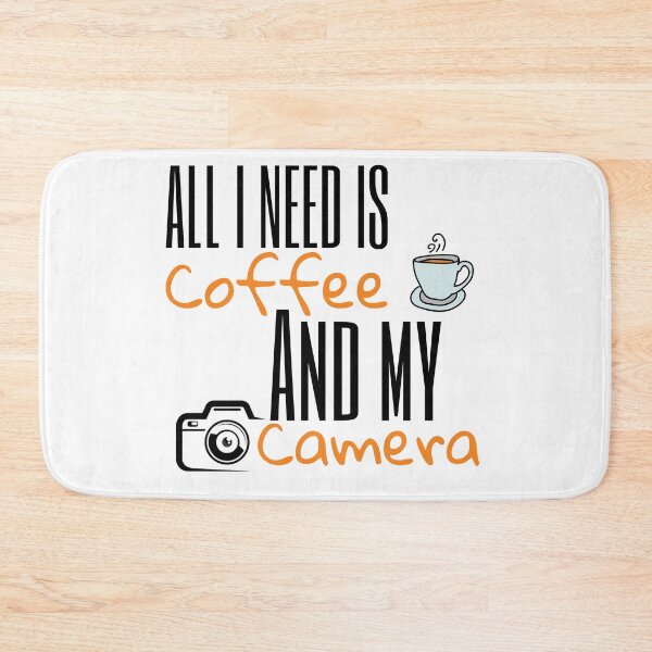 Item preview, All I Need Is Coffee and My Carmera designed and sold by AthleticWolves.