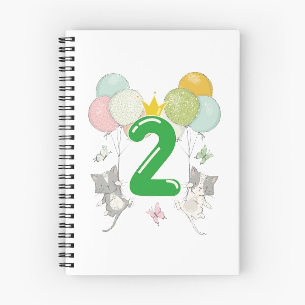 Item preview, Birthday 2 year Cats designed and sold by catsandmore.