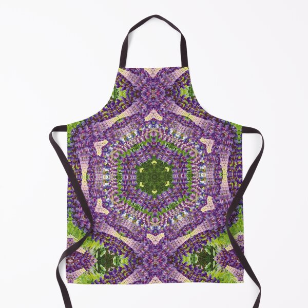 Item preview, Lupin Flower Kaleidoscope Mandala Abstract in Purples, Pink, and Green designed and sold by BoundedChaos.