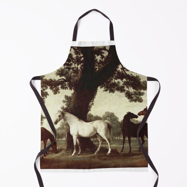 Item preview, Group of horses by a tree by George Stubbs designed and sold by Vintage Designs +.