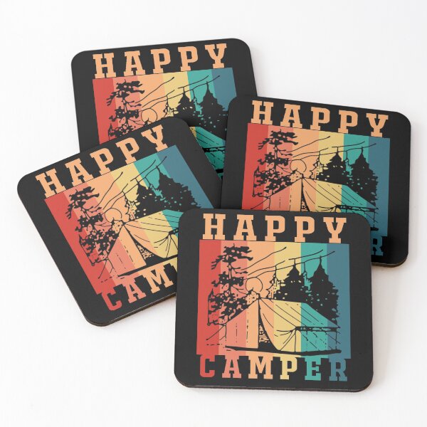 Item preview,  Vintage style Happy Camper designed and sold by DynastyArt.