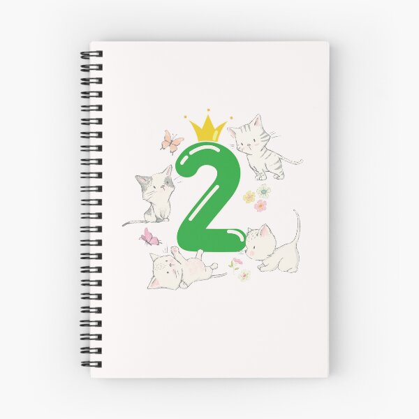Item preview, Birthday 2 year Cats designed and sold by catsandmore.