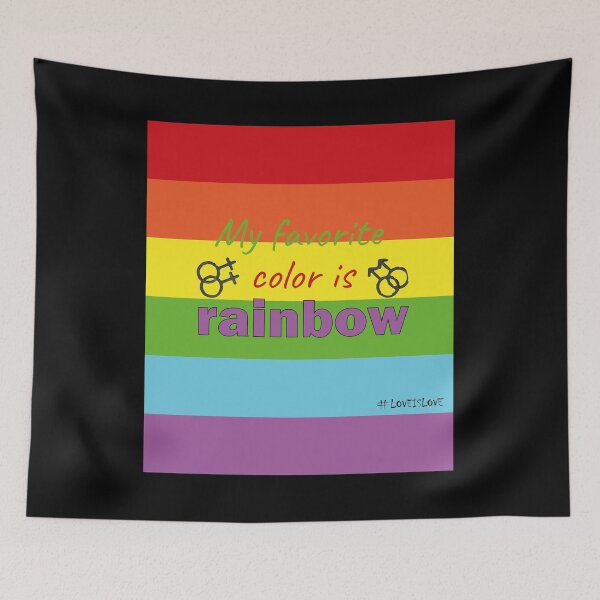 Item preview, My Favorite Color is Rainbow designed and sold by VicOriginal.