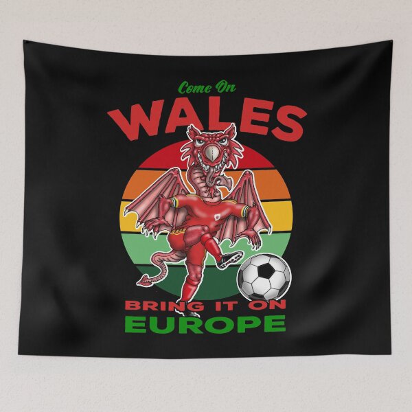 Item preview, Wales Football Welsh Cymru Dragon designed and sold by Status71.