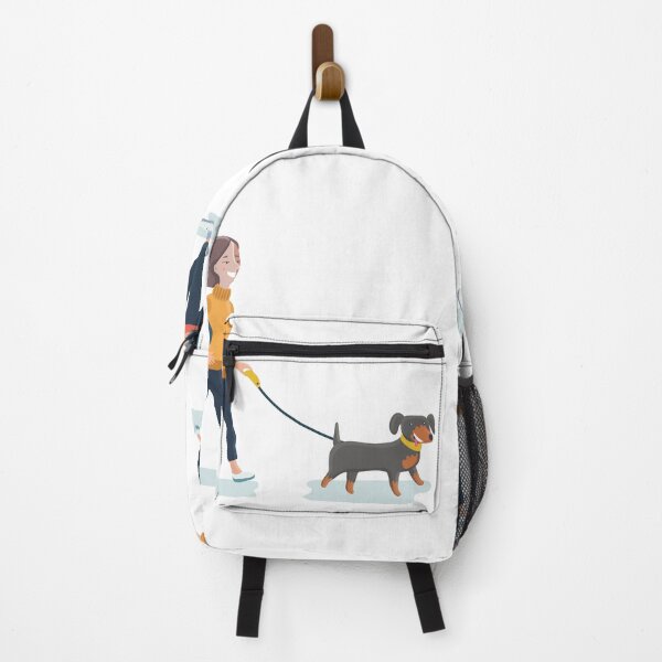 Item preview, young couple walking theirs dachshund designed and sold by Emil1993.