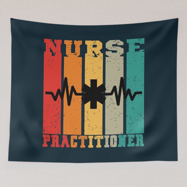 Item preview, Nurse Practitioner Vintage Rainbow designed and sold by DebbisPalette.