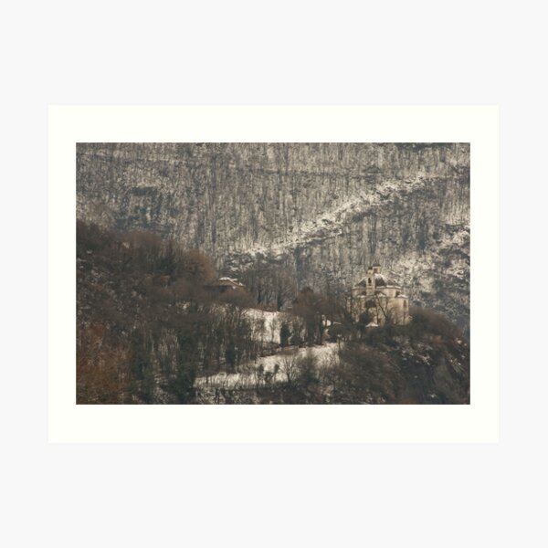 Snow scene, Bolzano/Bozen, Italy Art Print