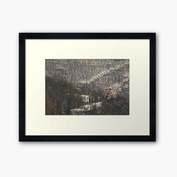 Snow scene, Bolzano/Bozen, Italy Framed Art Print