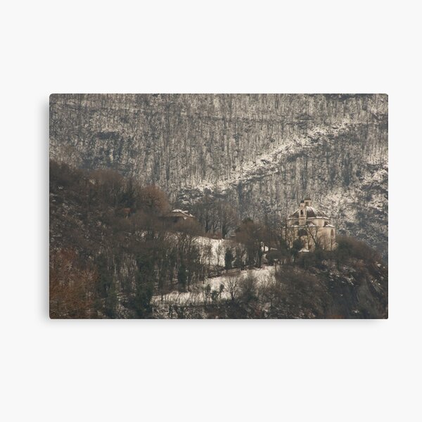 Snow scene, Bolzano/Bozen, Italy Canvas Print