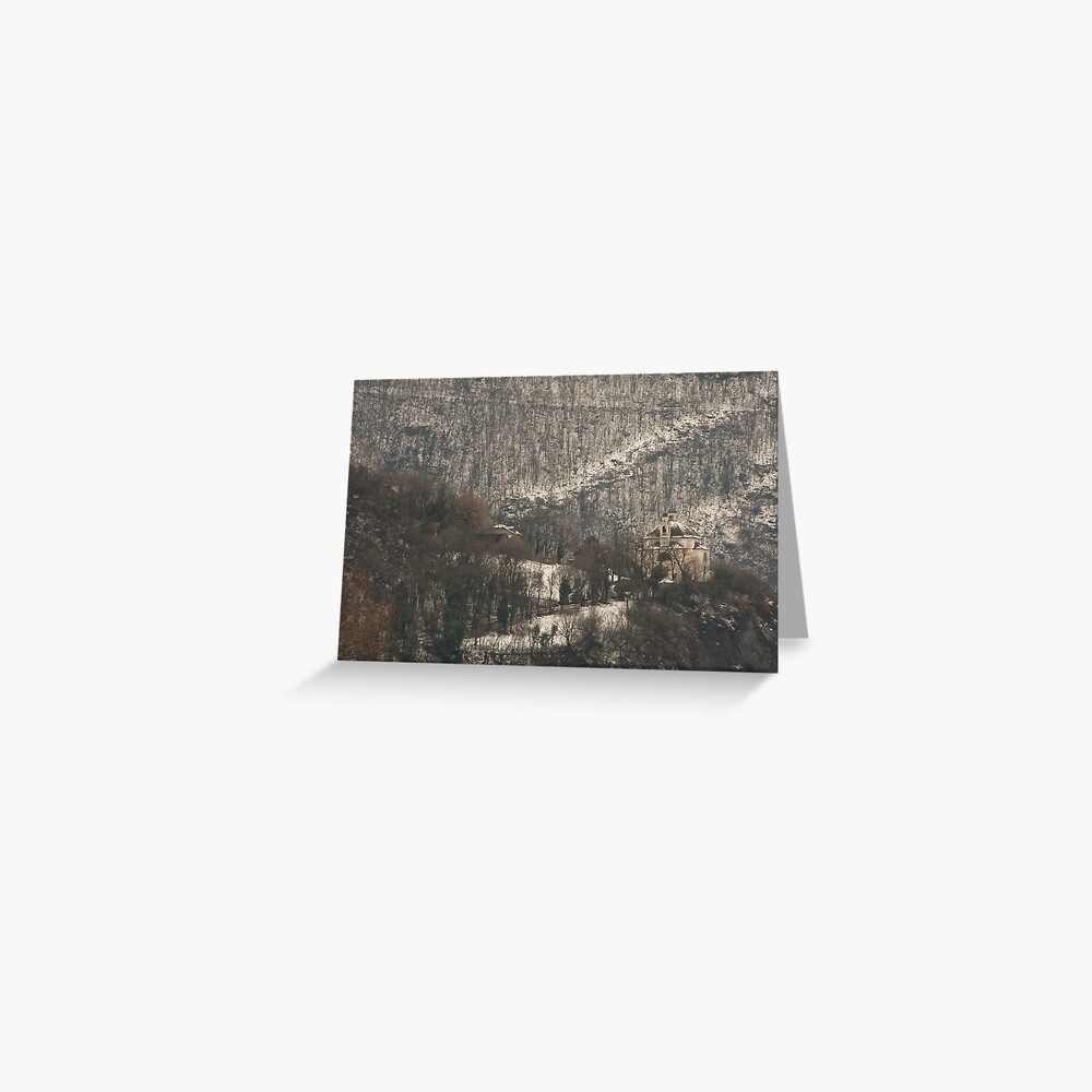 Snow scene, Bolzano/Bozen, Italy Greeting Card