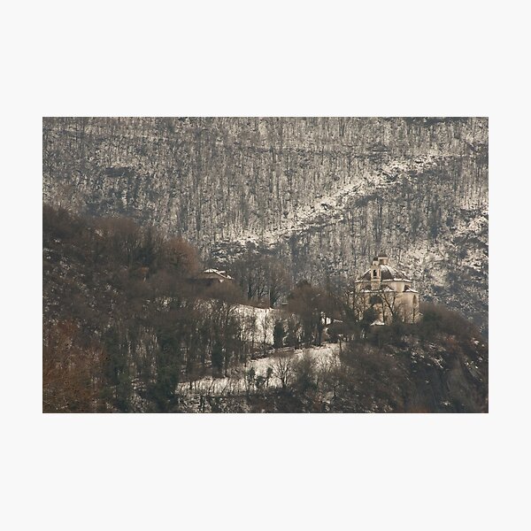 Snow scene, Bolzano/Bozen, Italy Photographic Print