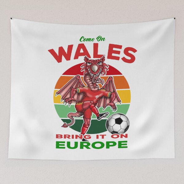 Item preview, Wales Football Welsh Cymru Dragon designed and sold by Status71.