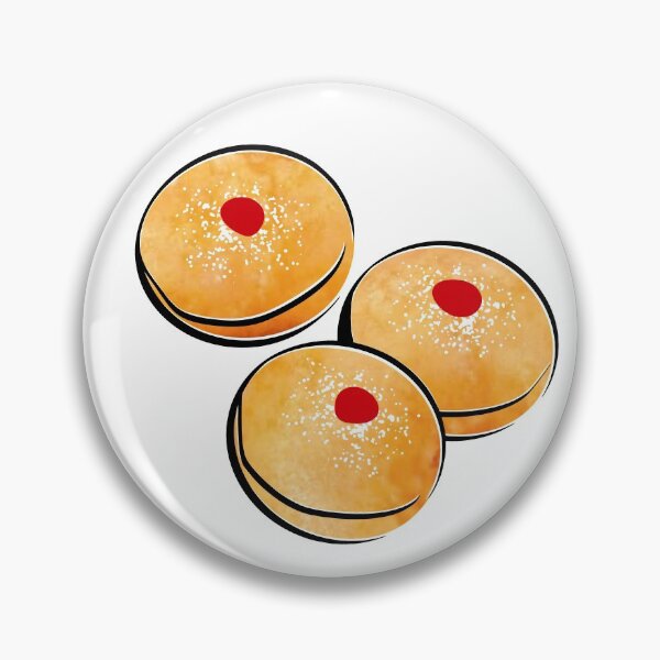 Item preview, Jewish Jelly Donuts Sufganiyot designed and sold by JoBella-Designs.