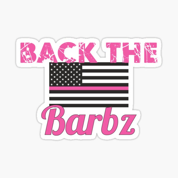 "Back The Barbz" Sticker For Sale By KetityD | Redbubble