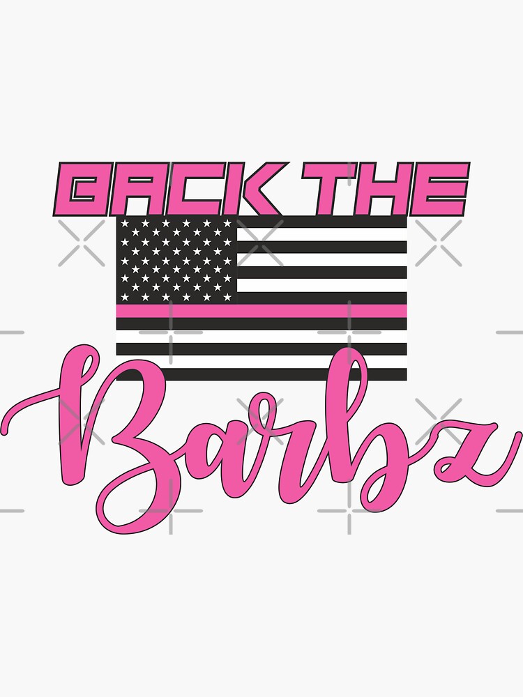 Back The Barbz Sticker For Sale By Ketityd Redbubble