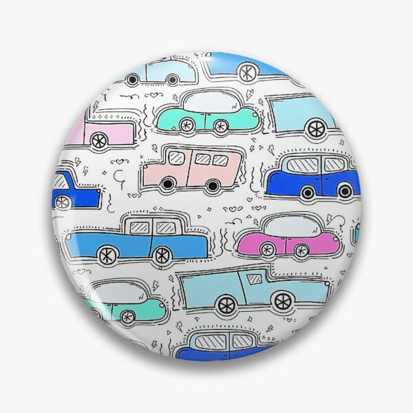 Item preview, Colorful Doodle Cars designed and sold by Sarahima.