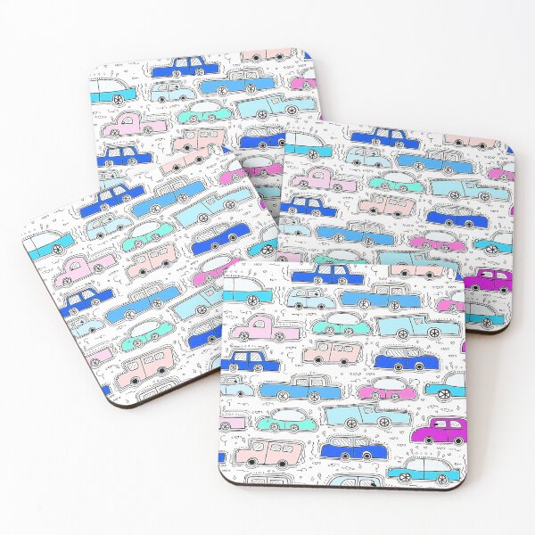 Item preview, Colorful Doodle Cars designed and sold by Sarahima.