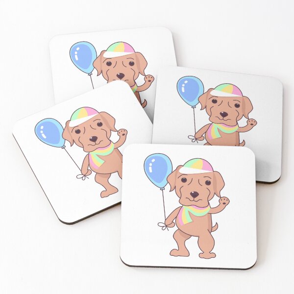 Item preview, Cute Labrador dog waving paw designed and sold by Tatishka.