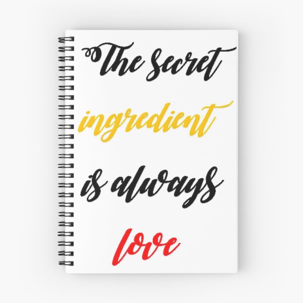 Item preview, The secret Ingredient is always love <3 designed and sold by LekkerPrintz.