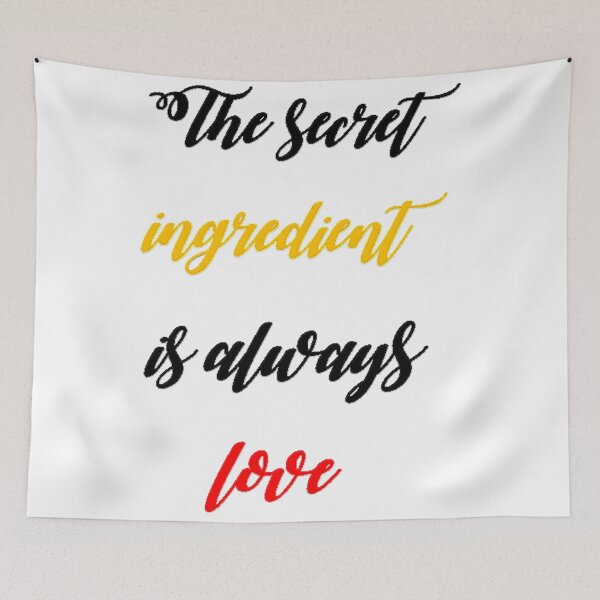Item preview, The secret Ingredient is always love <3 designed and sold by LekkerPrintz.