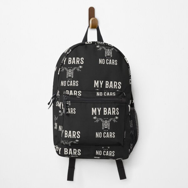 Item preview, MY BARS, NO CARS, MOTORBIKE MEME, HANDLEBARS, designed and sold by R B Chrystal.