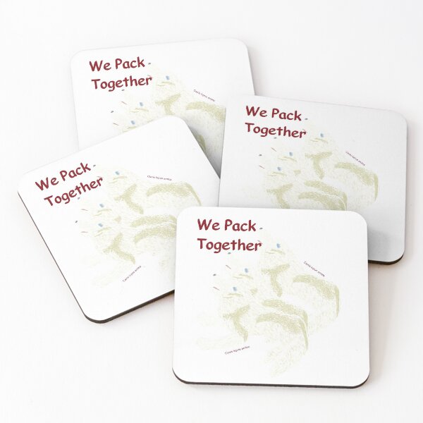 Item preview, arctic wolf we pack together designed and sold by NatureDesigned.