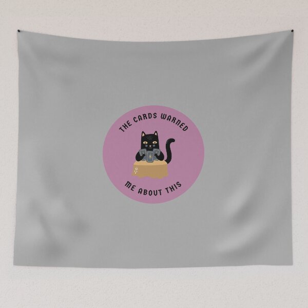 Item preview, Funny cat reading tarot cards - Spiritual cat designed and sold by Theleochick.