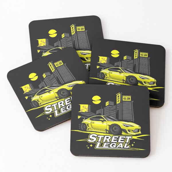 Item preview, Street Legal - Subie Gang BRZ (Yellow) designed and sold by JioojiProject.