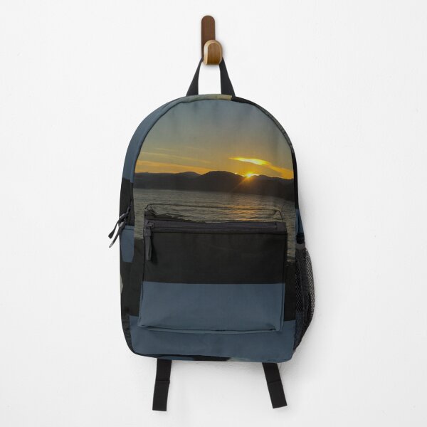 Item preview, Beautiful sunset by the fjord designed and sold by thewhalewhaley.