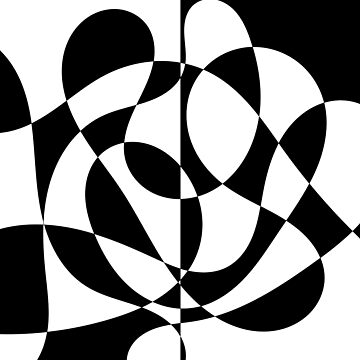 Artwork thumbnail, 1960's Black and White Abstract by ArtformDesigns
