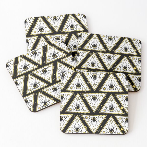 Item preview, Golden Illuminati Triangles designed and sold by Shane Diamond.