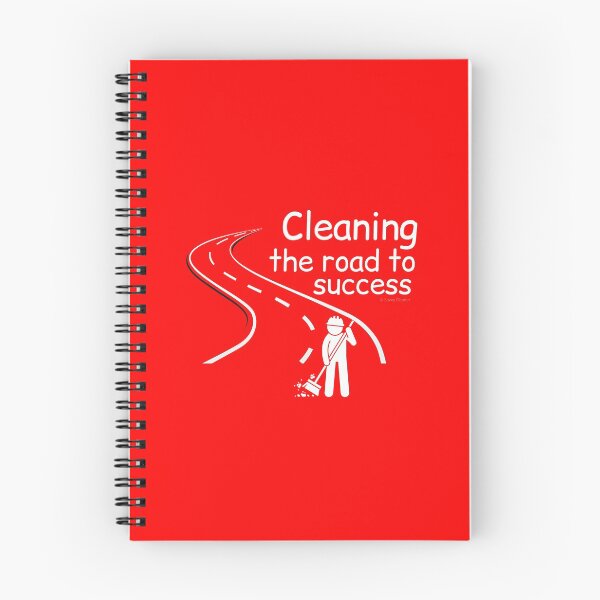 Item preview, Cleaning The Road To Success Cleaner Sweeping With Broom Gifts designed and sold by SavvyCleaner.