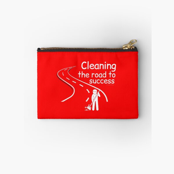 Item preview, Cleaning The Road To Success Cleaner Sweeping With Broom Gifts designed and sold by SavvyCleaner.