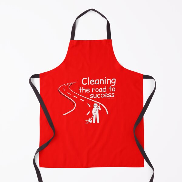Item preview, Cleaning The Road To Success Cleaner Sweeping With Broom Gifts designed and sold by SavvyCleaner.