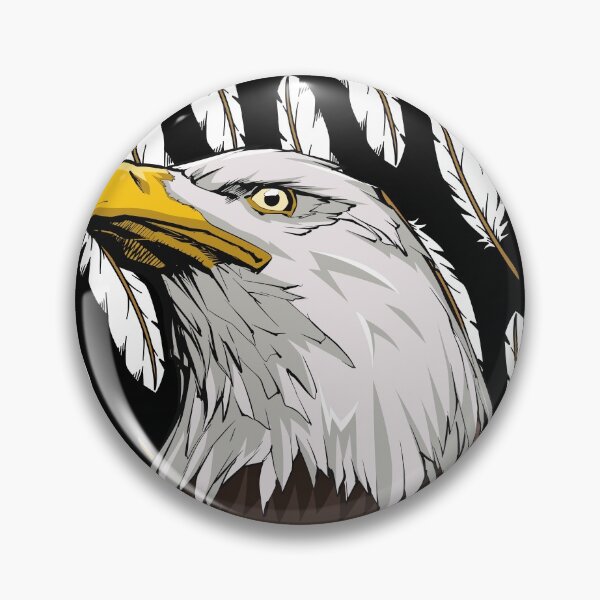 Item preview, Heroic Eagle Surrounded By Feathers designed and sold by Shane Diamond.