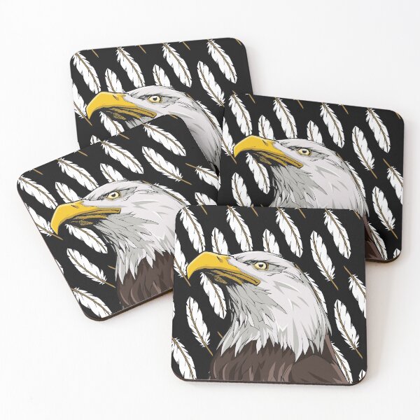 Item preview, Heroic Eagle Surrounded By Feathers designed and sold by Shane Diamond.