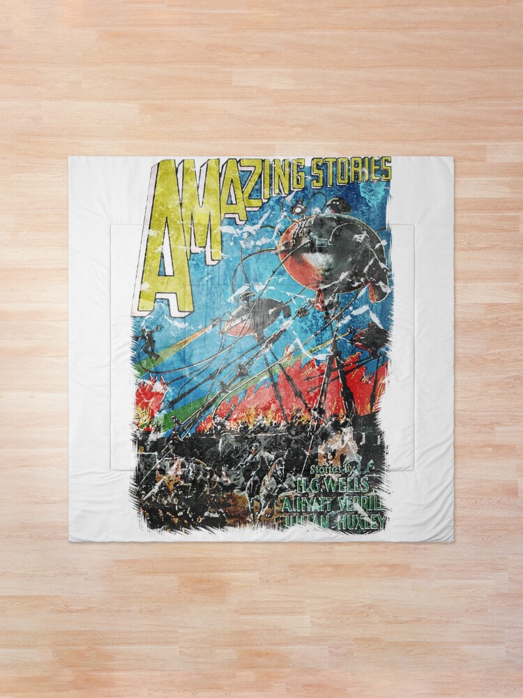 Alternate view of Amazing Stories - War of The Worlds Comforter