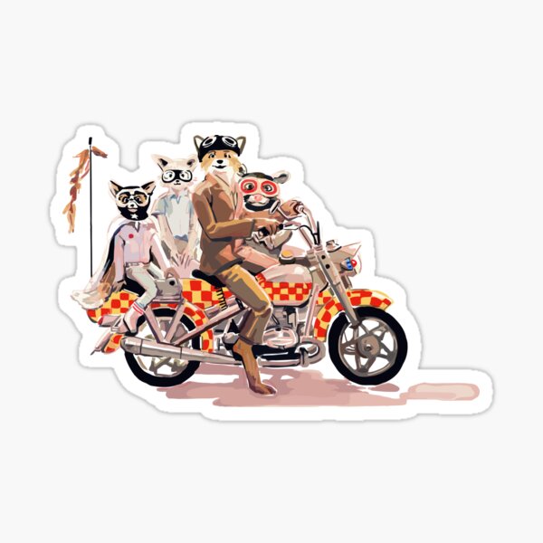 Fantastic Mr Motorcycle Sticker