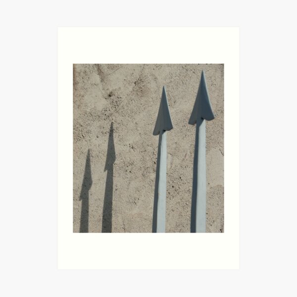 Pointed Shadows, Bolzano/Bozen, Italy Art Print