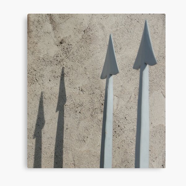 Pointed Shadows, Bolzano/Bozen, Italy Metal Print