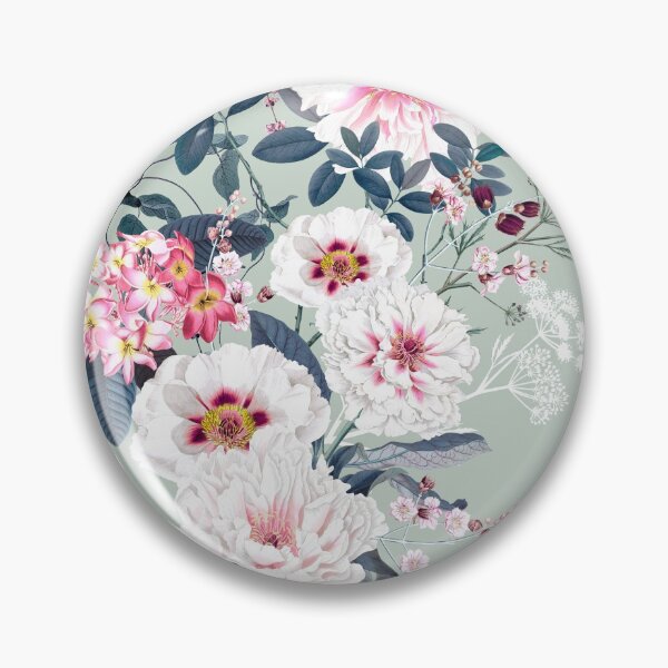 Item preview, Vintage Beauty Florals on Green designed and sold by meggydesigns.