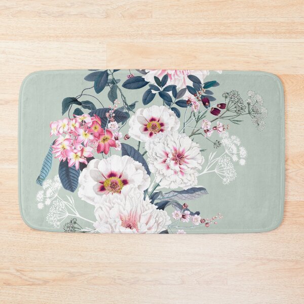 Item preview, Vintage Beauty Florals on Green designed and sold by meggydesigns.