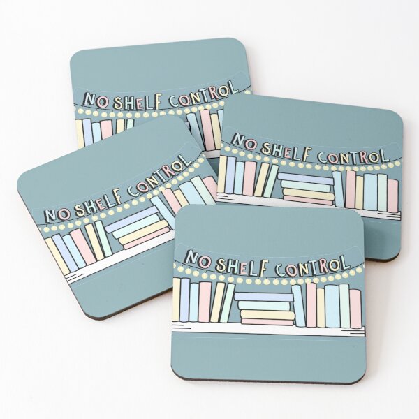 Item preview, No Shelf Control | Pastel Books | Bookshelf Bookish | Book Lover design | Bibliophile  designed and sold by scintillare.