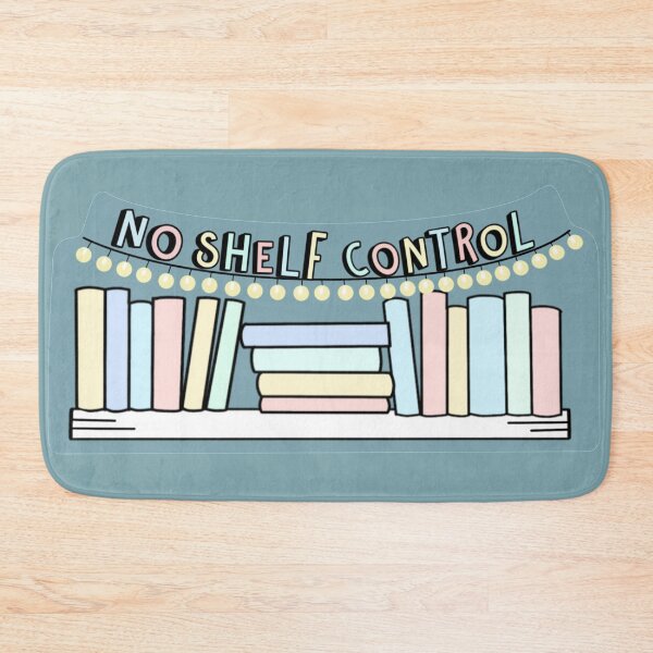 Item preview, No Shelf Control | Pastel Books | Bookshelf Bookish | Book Lover design | Bibliophile  designed and sold by scintillare.