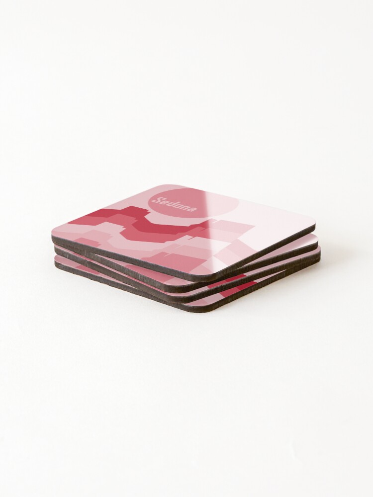 Thumbnail 4 of 5, Coasters (Set of 4), Sedona Red Rocks designed and sold by mrtraz.
