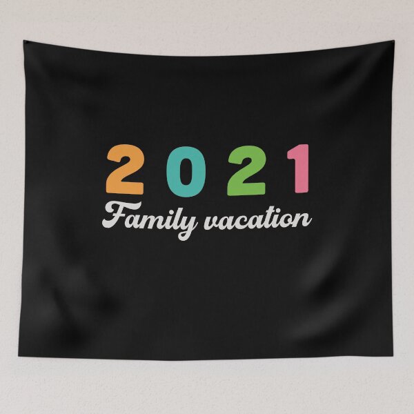 Item preview, 2021 family vacation in summer colorful designed and sold by ibeargifts.