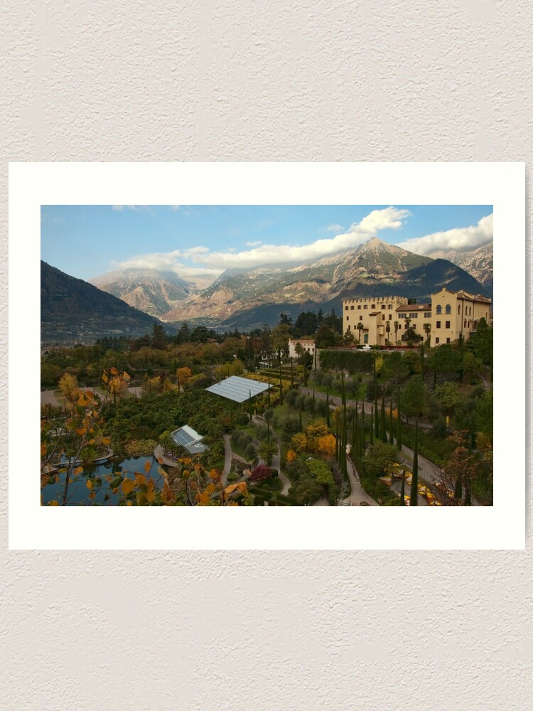 Alternate view of Schloss Trauttmansdorff, Merano/Meran, Italy Art Print